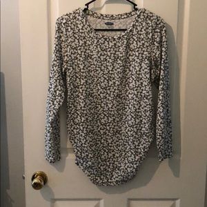 Maternity fitted long sleeve T-hirt
